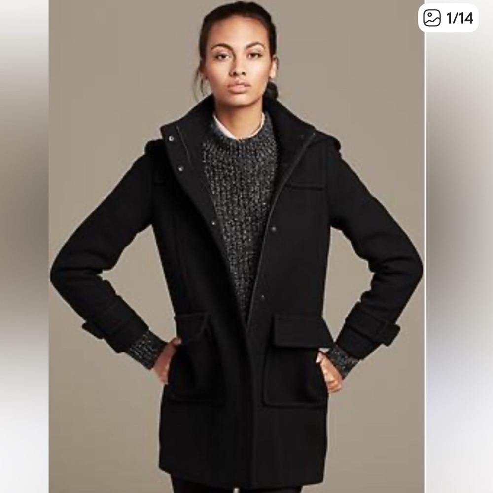 Black Banana Republic Peacoat Small
